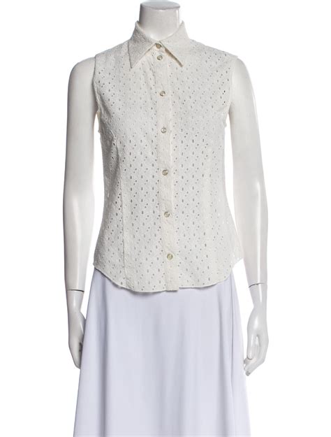 christian dior inner shirt women|christian dior button up top.